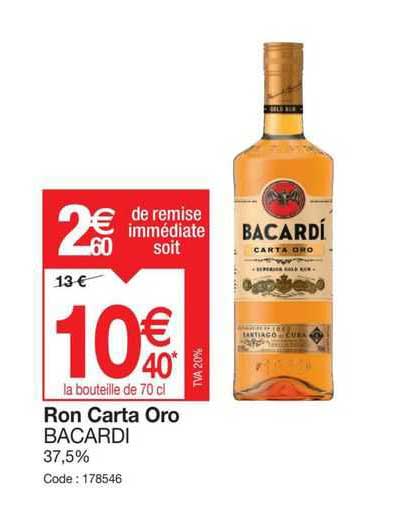 Ron Carta Oro Bacardi