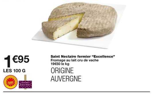 saint nectaire fermier "excellence"