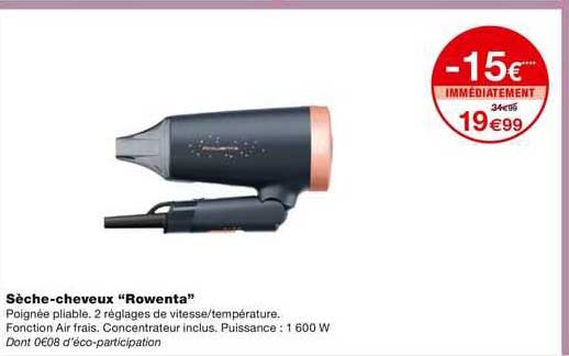 sèche-cheveux "rowenta"
