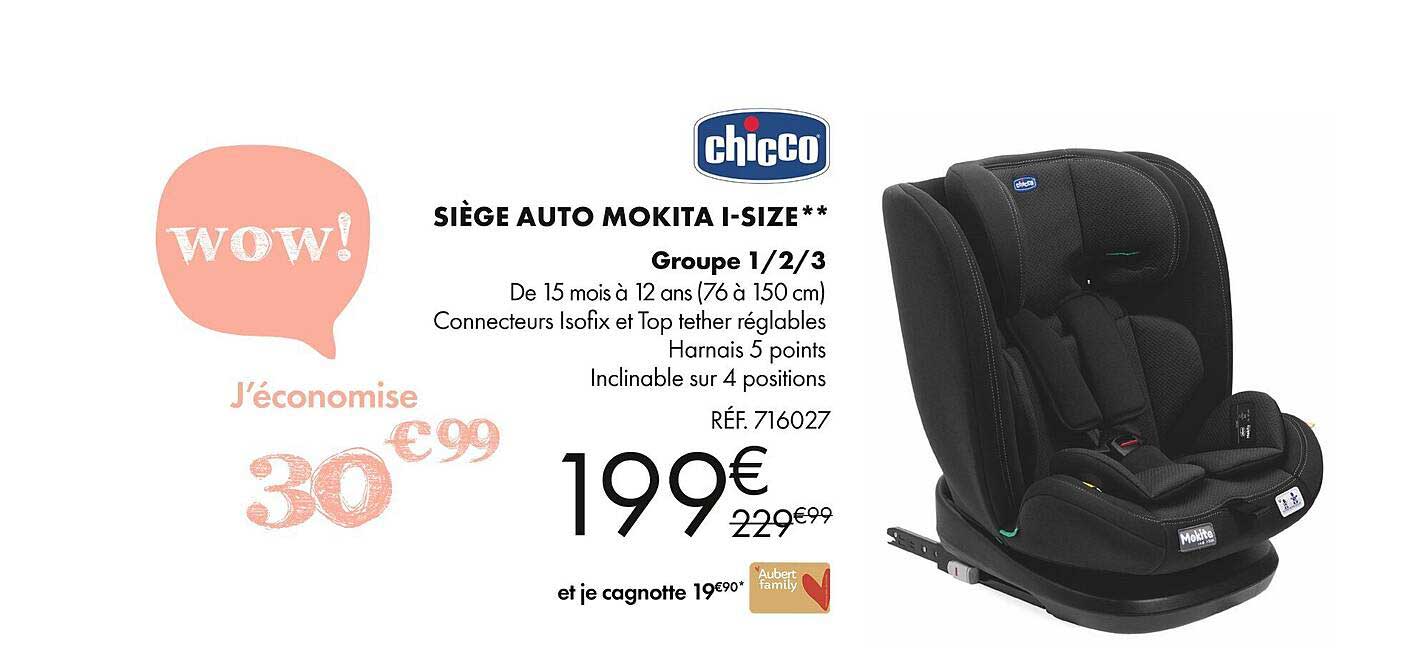 siège auto mokita i-size chicco