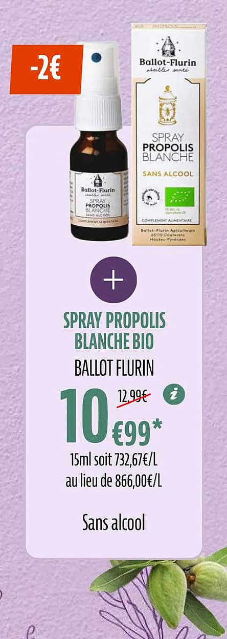 spray propolis blanche bio ballot flurin