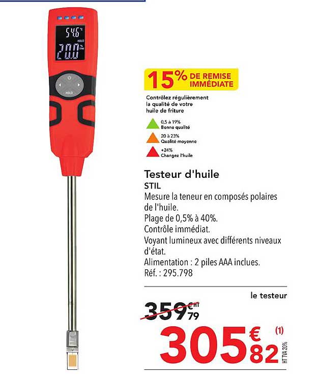 testeur d'huile stil