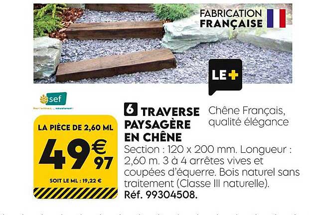 Traverse Paysagère En Chêne