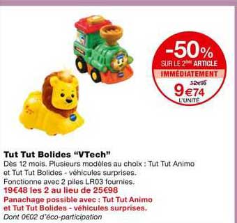 tut tut bolides "vtech"
