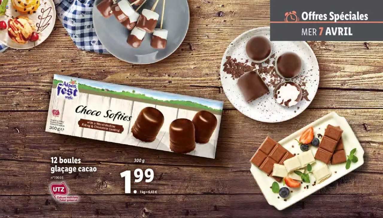 12 boules glaçage cacao alpen fest style