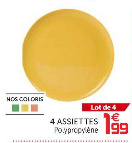 4 Assiettes