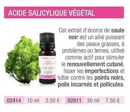 acide salicylique végétal