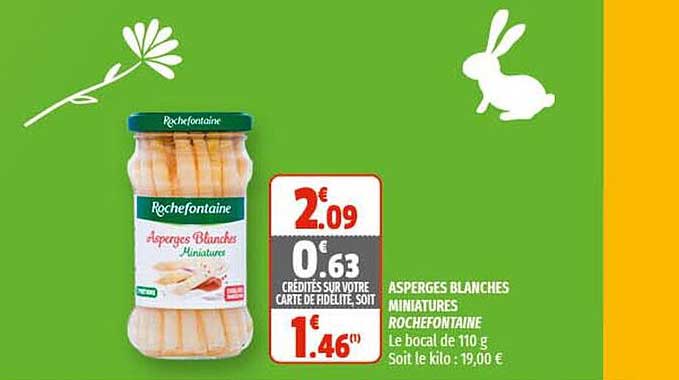 Asperges Blanches Miniatures Rochefontaine