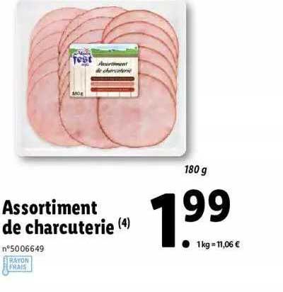 assortiment de charcuterie alpen fest