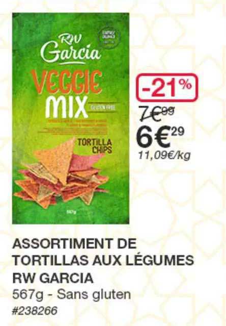 assortiment de tortillas aux légumes rw garcia