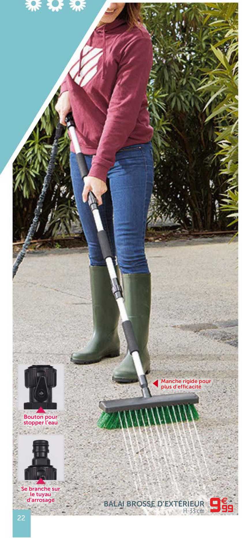 balai brosse d'extérieur