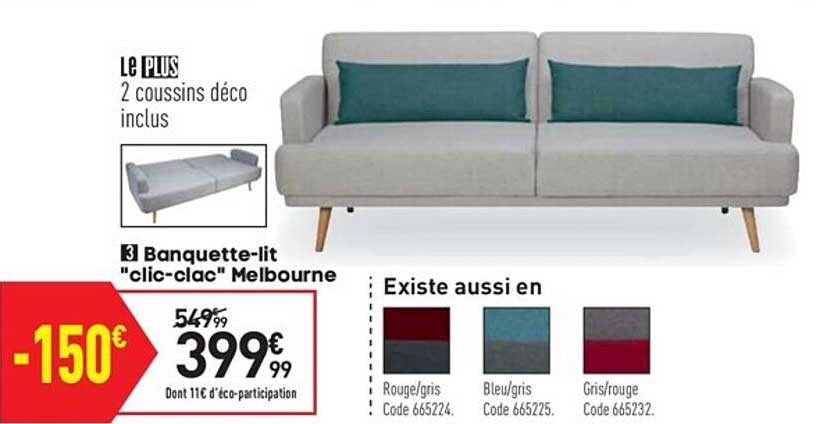 banquette-lit "clic-clac" melbourne