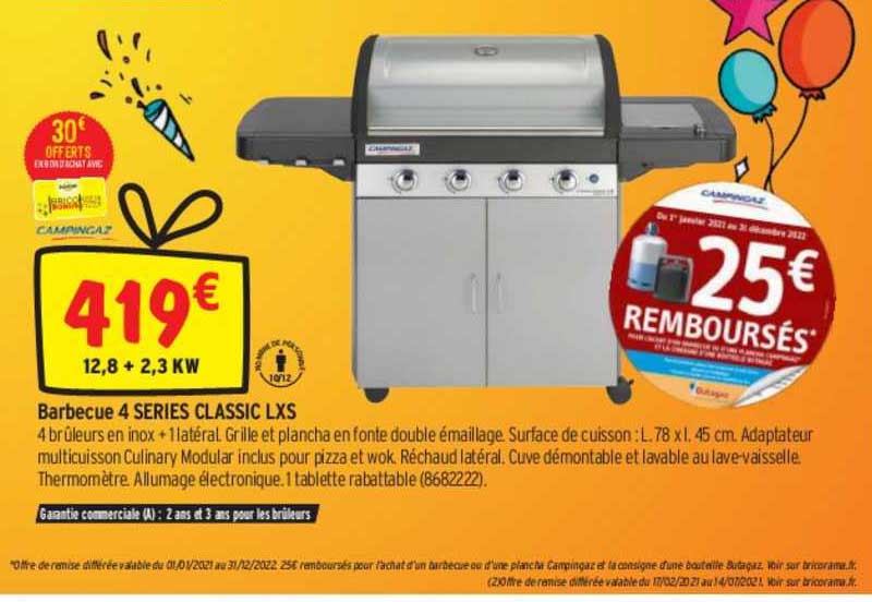 barbecue 4 series classic lxs