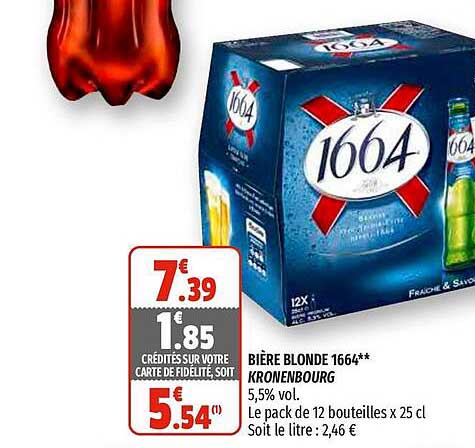 Bière Blonde 1664 Kronenbourg