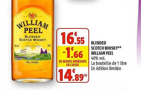 Blended Scotch Whisky William Peel