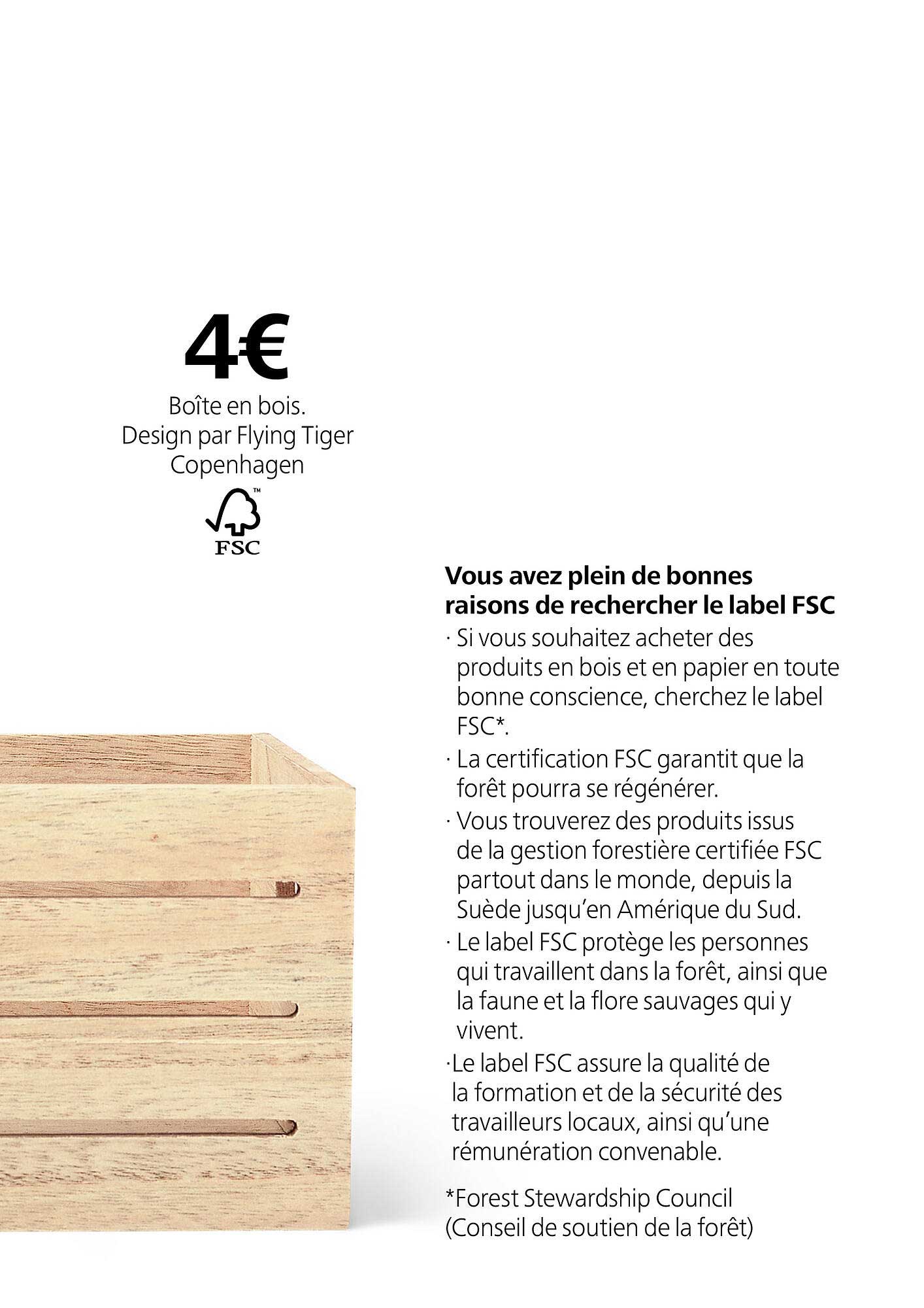 Boîte En Bois Design Par Flying Tiger Copenhagen