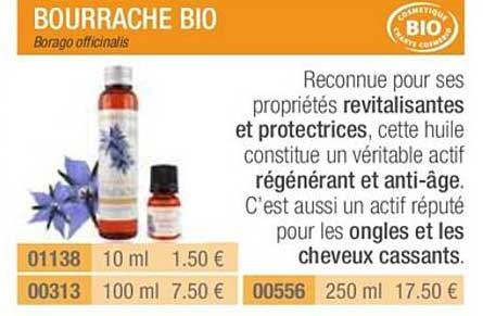 bourrache bio
