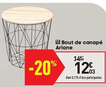 bout de canapé ariane