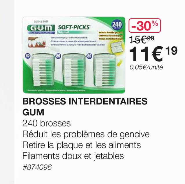 brosses interdentaires gum