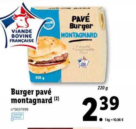 Burger Pavé Montagnard
