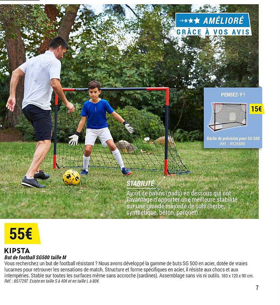 But De Football Sg500 Taille M Kipsta