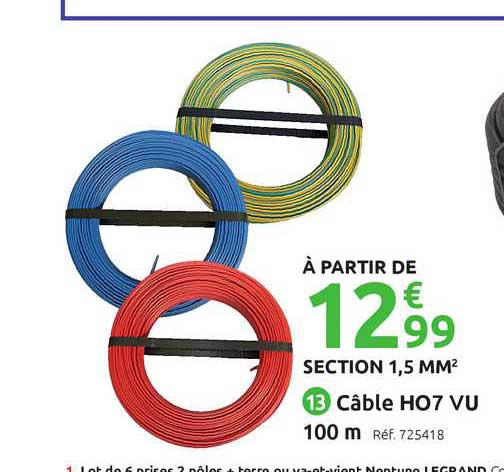câble ho7 vu 100 m