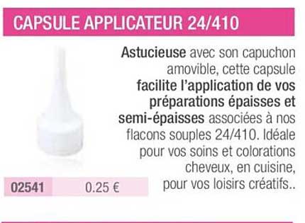 capsule applicateur 24-410