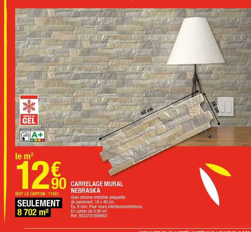 Carrelage Mural Nebraska