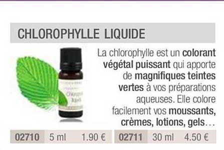 chlorophylle liquide
