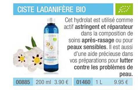 ciste ladanifère bio