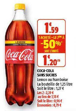 coca-cola sans sucres