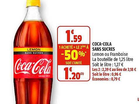coca-cola sans sucres