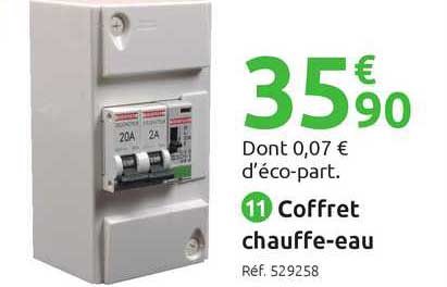 coffret chauffe-eau