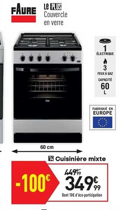 Cuisinière Mixte Faure