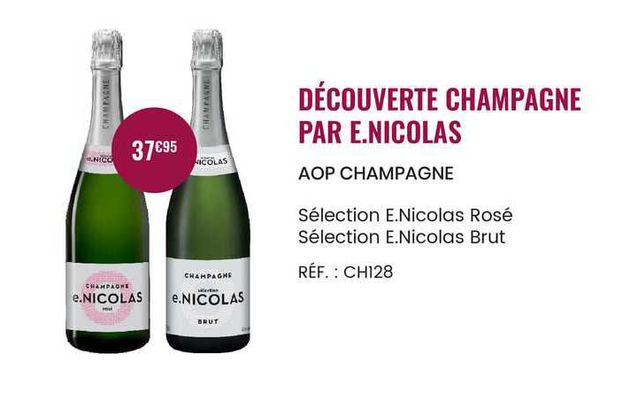 découverte champagne par e.nicolas aop champagne