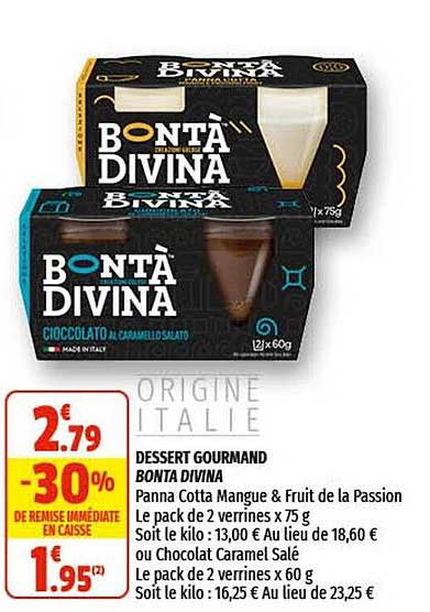 dessert gourmand bonta divina