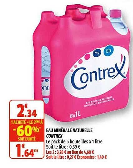 Eau Minérale Naturelle Contrex
