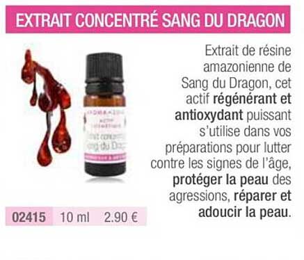 Extrait Concenré Sang Du Dragon