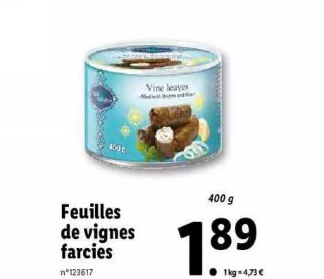 feuilles de vignes farcies