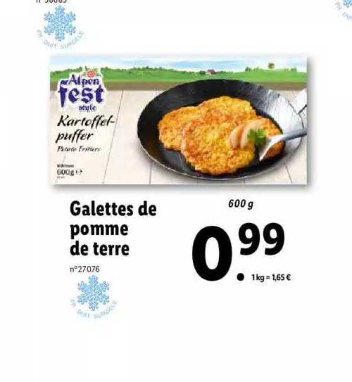 galettes de pomme de terre alpen fest style