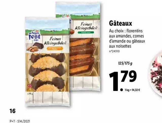 gâteaux alpen fest style