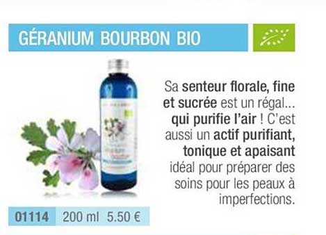Géranium Bourbon Bio
