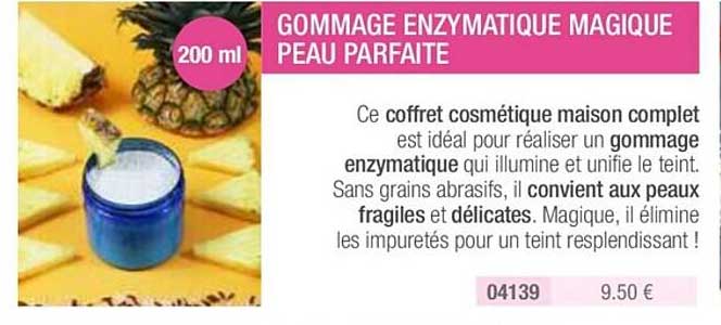 gommage enzymatique magique peau parfaite