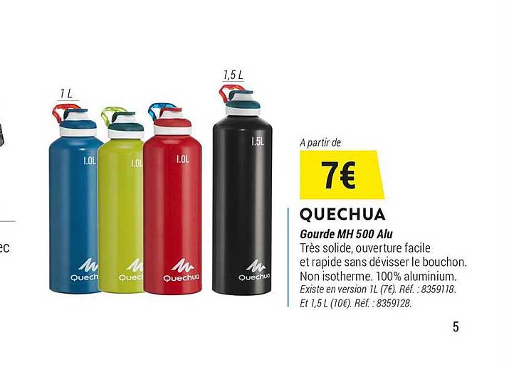 Gourde Mh 500 Alu Quechua