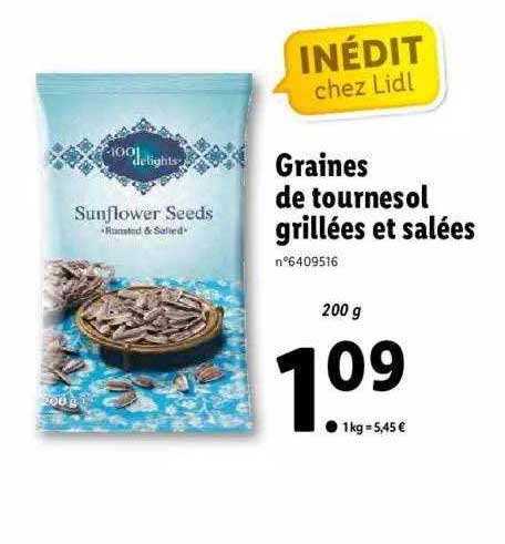 Graines De Tournesol Grillées Et Salées