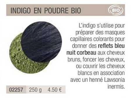 indigo en poudre bio