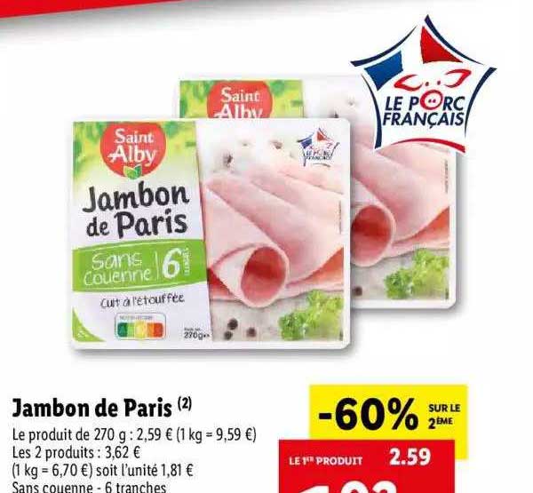 jambon de paris saint alby