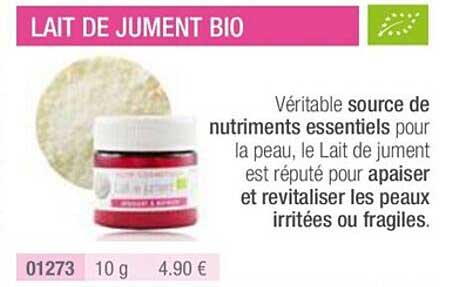 lait de jument bio