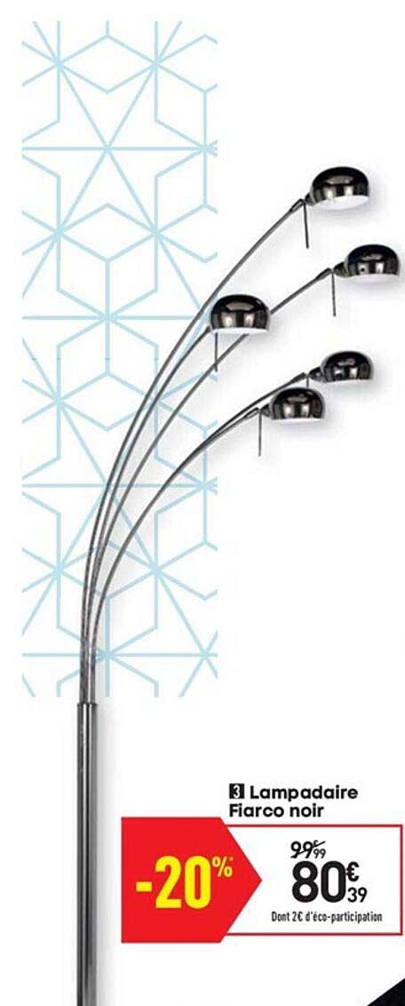 lampadaire fiarco noir