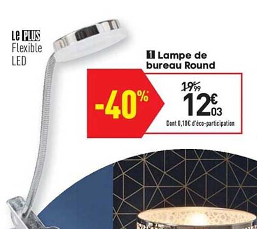 lampe de bureau round